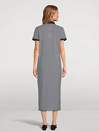 Polo Dress Stripe Print
