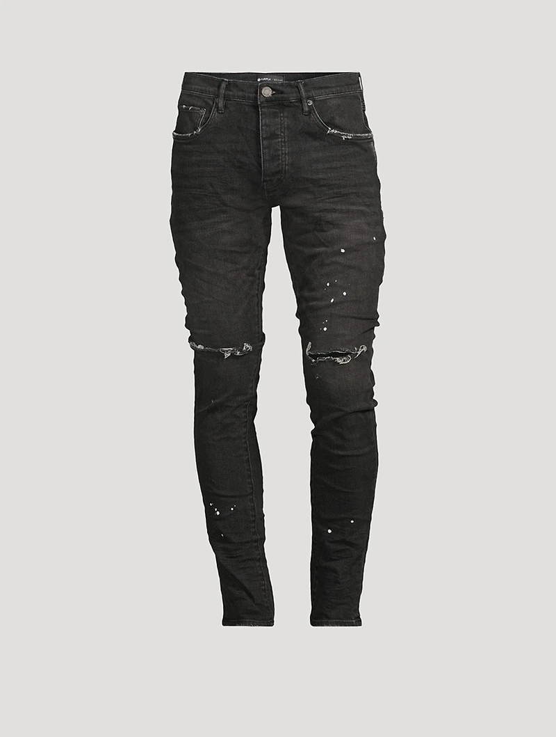 P001 Stretch Skinny Low-Rise Jeans