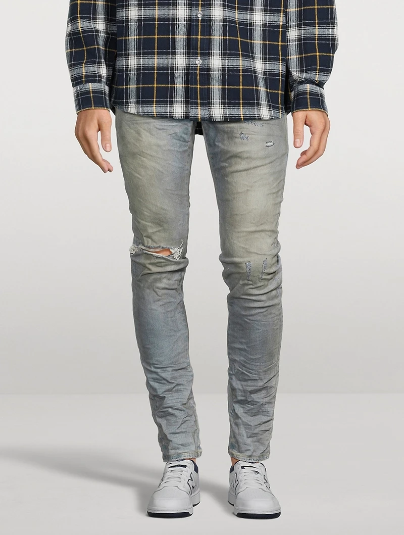 P001 Stretch Skinny Low-Rise Jeans