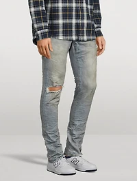 P001 Stretch Skinny Low-Rise Jeans