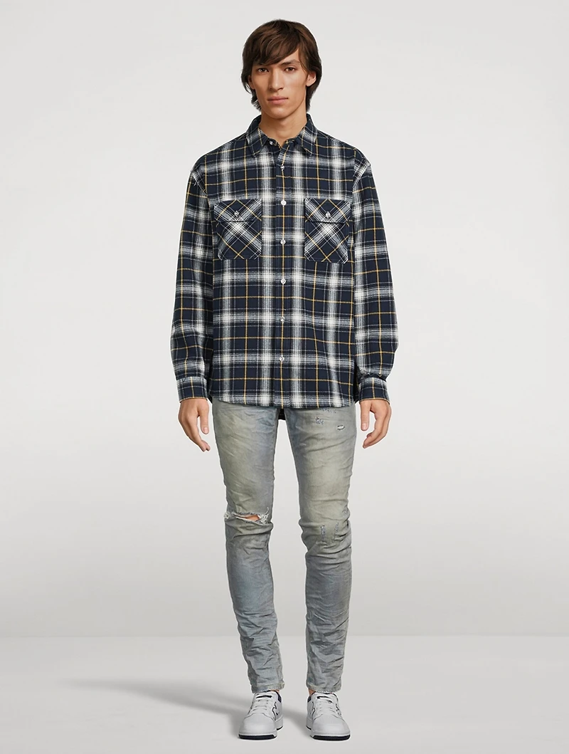P001 Stretch Skinny Low-Rise Jeans