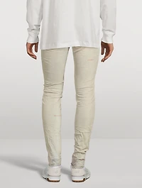 P001 Oil Repair Skinny Jeans