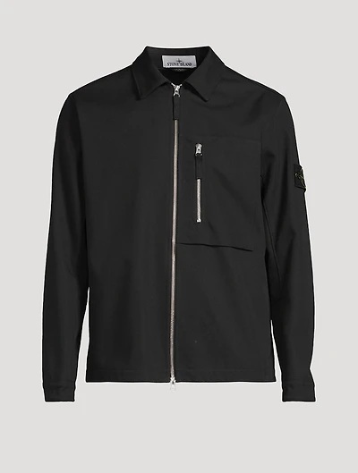 Zip-Front Overshirt