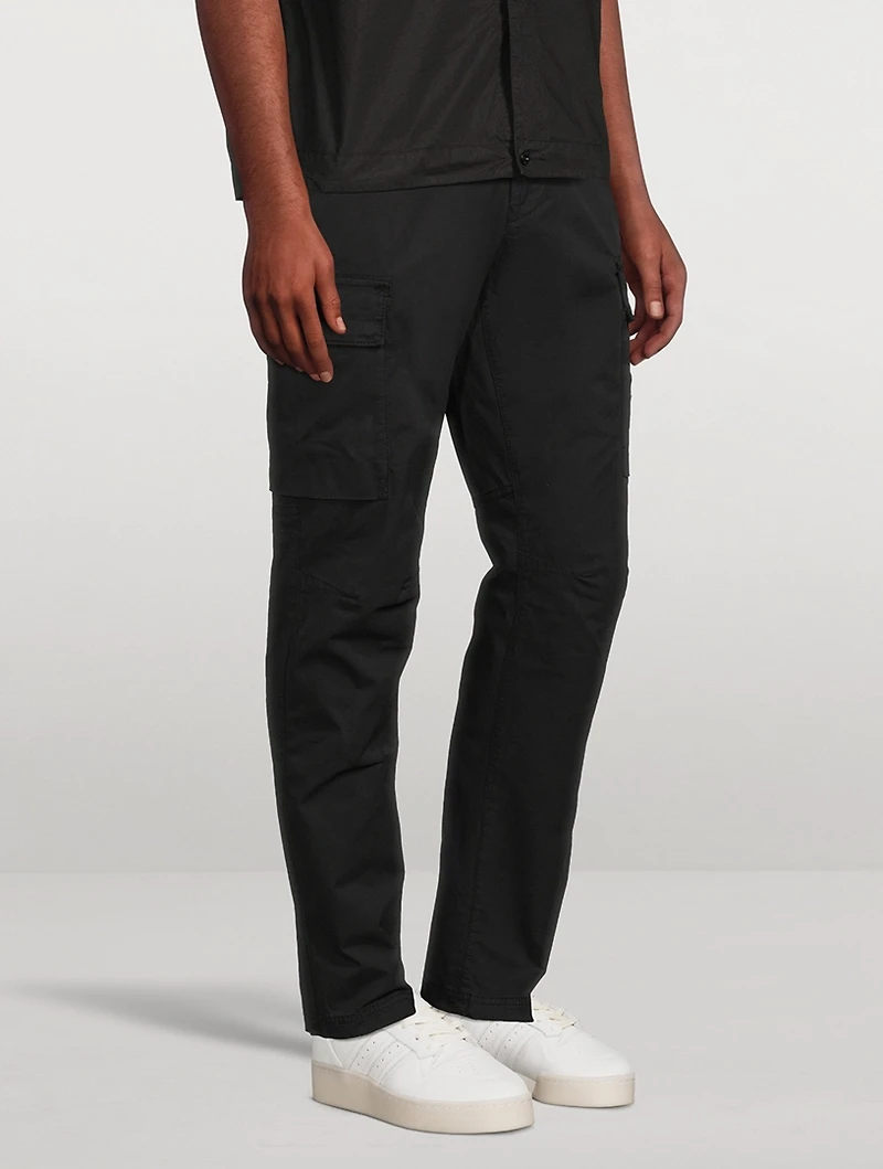 Stretch Cotton Cargo Pants