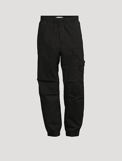 Stretch Cotton Cargo Pants