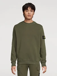 Garment-Dyed Crewneck Sweater