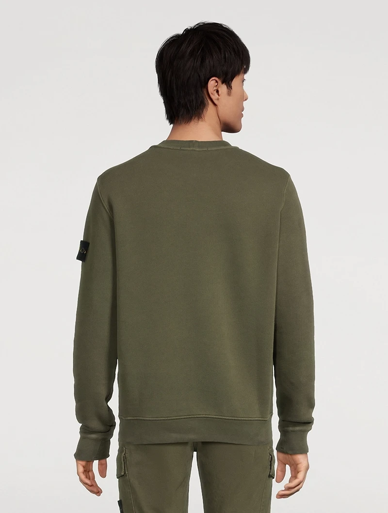 Garment-Dyed Crewneck Sweater
