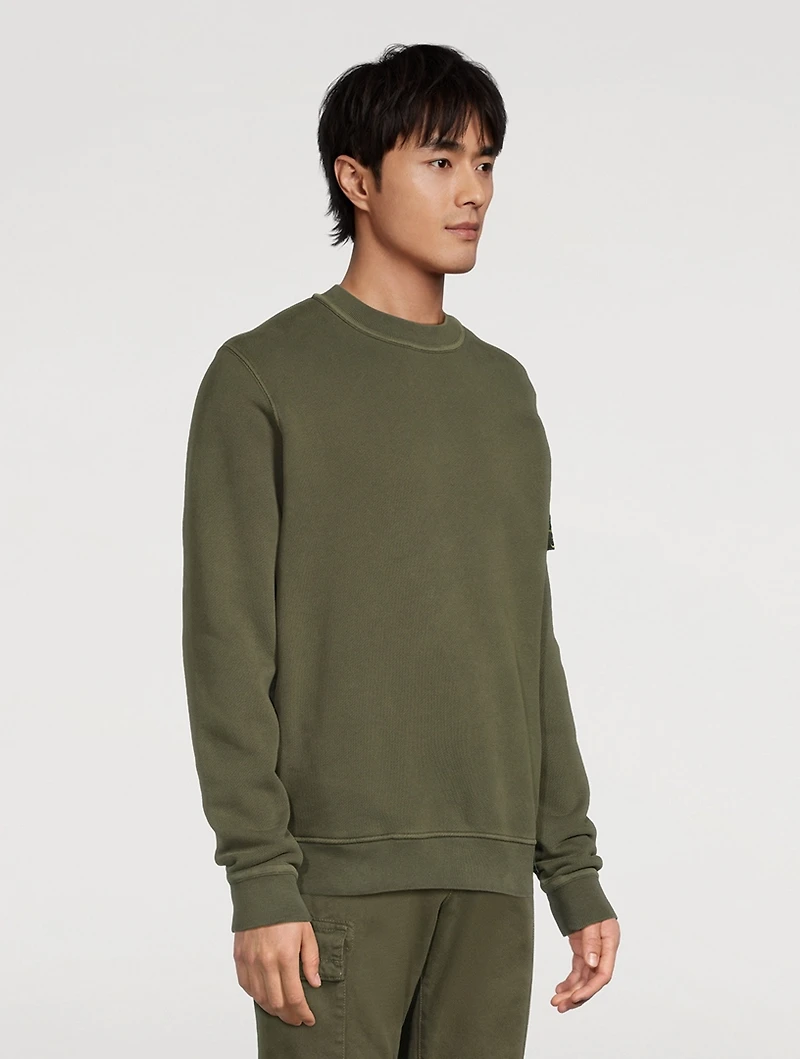 Garment-Dyed Crewneck Sweater