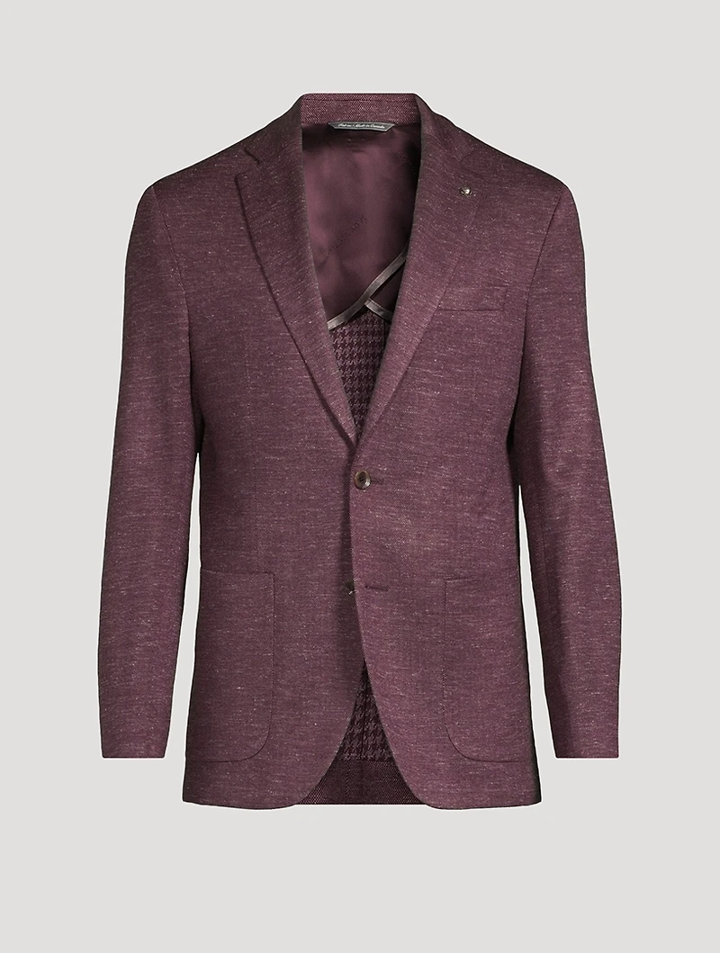 Wool Silk And Linen Jacket