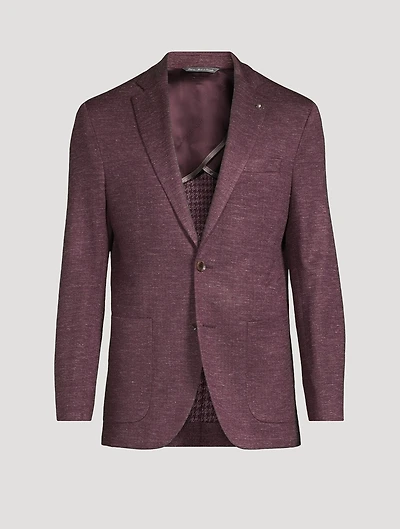 Wool Silk And Linen Jacket