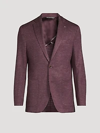 Wool Silk And Linen Jacket