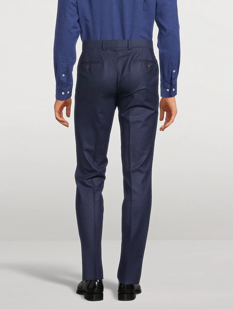 Wool Flannel Trousers