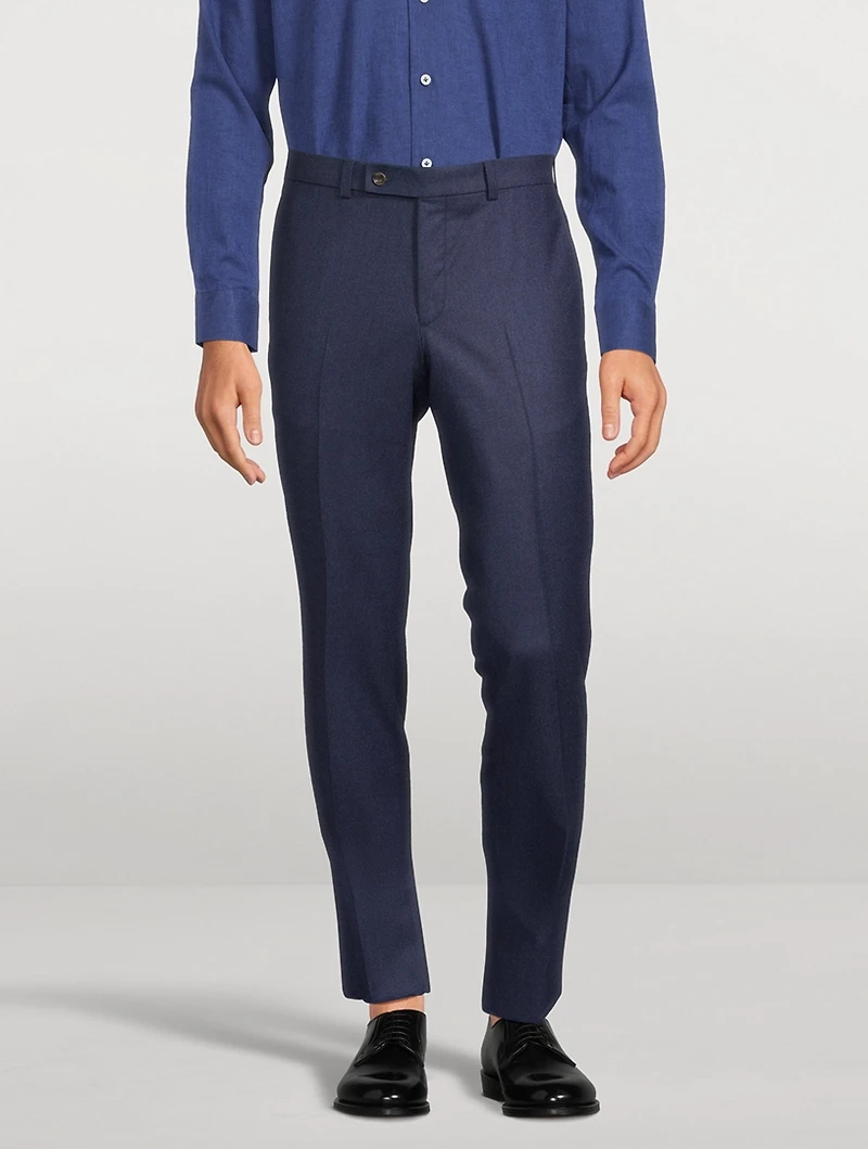 Wool Flannel Trousers