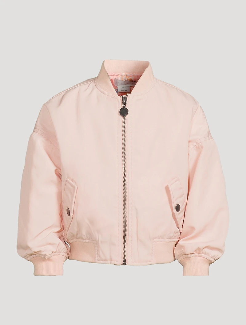 Satin Bomber Jacket