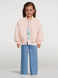 Satin Bomber Jacket