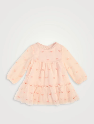 Tulle Embroidered Hearts Dress