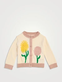 Dandelion Intarsia Cardigan