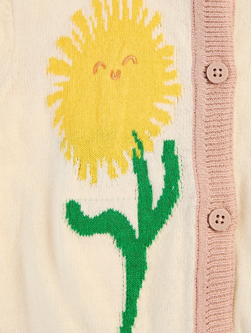 Dandelion Intarsia Cardigan