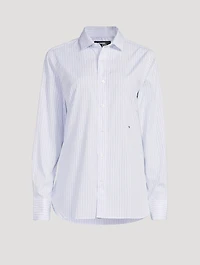 Poplin Shirt Stripe Print