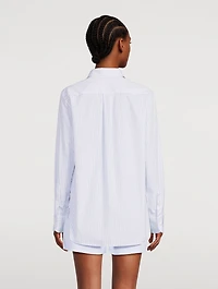 Poplin Shirt Stripe Print