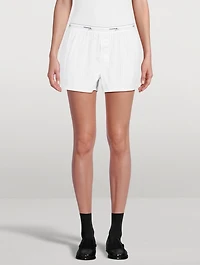 Cotton Boxer Shorts Stripe Print