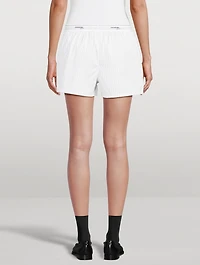 Cotton Boxer Shorts Stripe Print