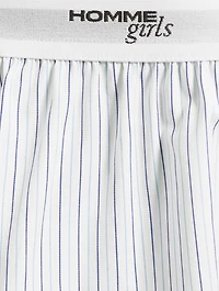 Cotton Boxer Shorts Stripe Print