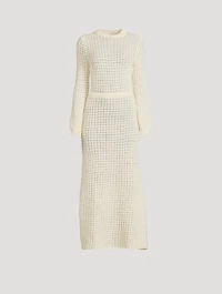 Alfil Alpaca Knit Maxi Dress