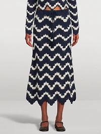 Safi Alpaca Crochet Midi Skirt