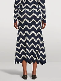 Safi Alpaca Crochet Midi Skirt