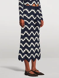 Safi Alpaca Crochet Midi Skirt