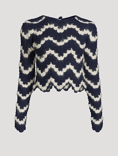 Safi Alpaca Crochet Top