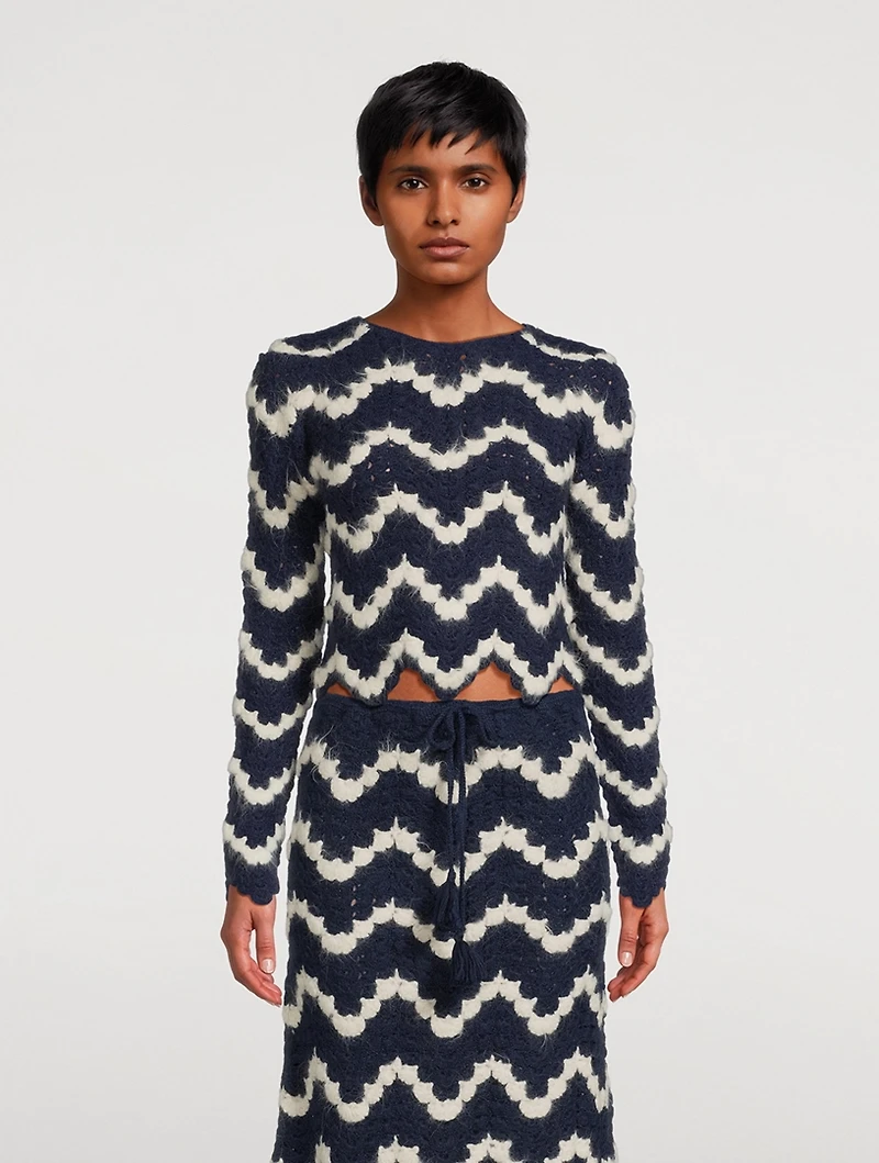 Safi Alpaca Crochet Top