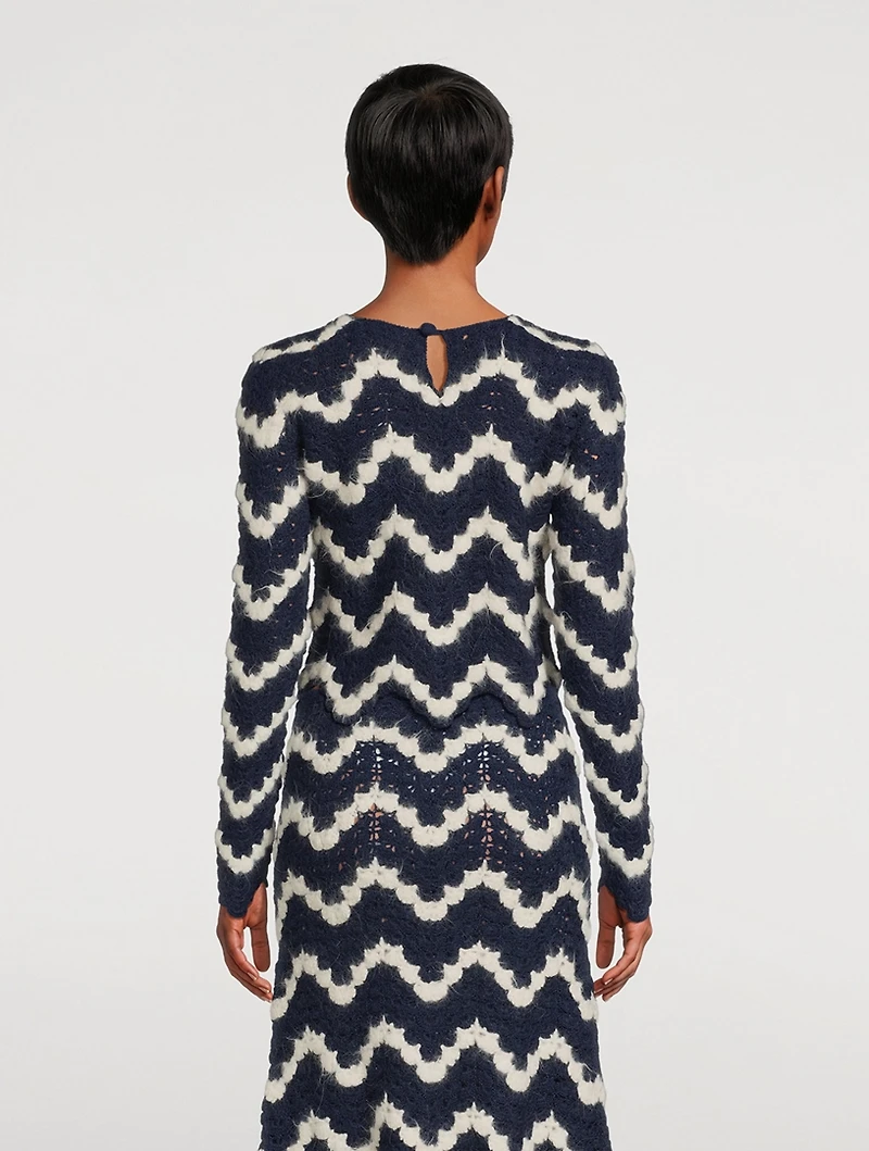 Safi Alpaca Crochet Top