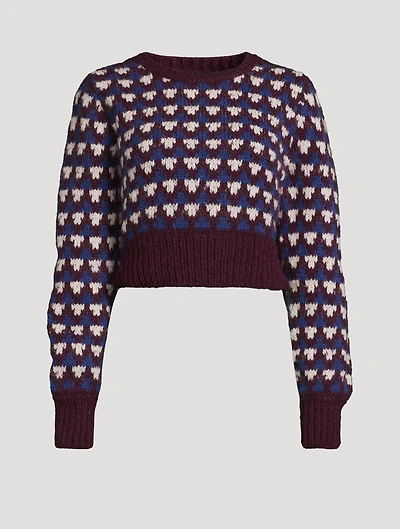 Nuna Alpaca And Wool Cropped Sweater