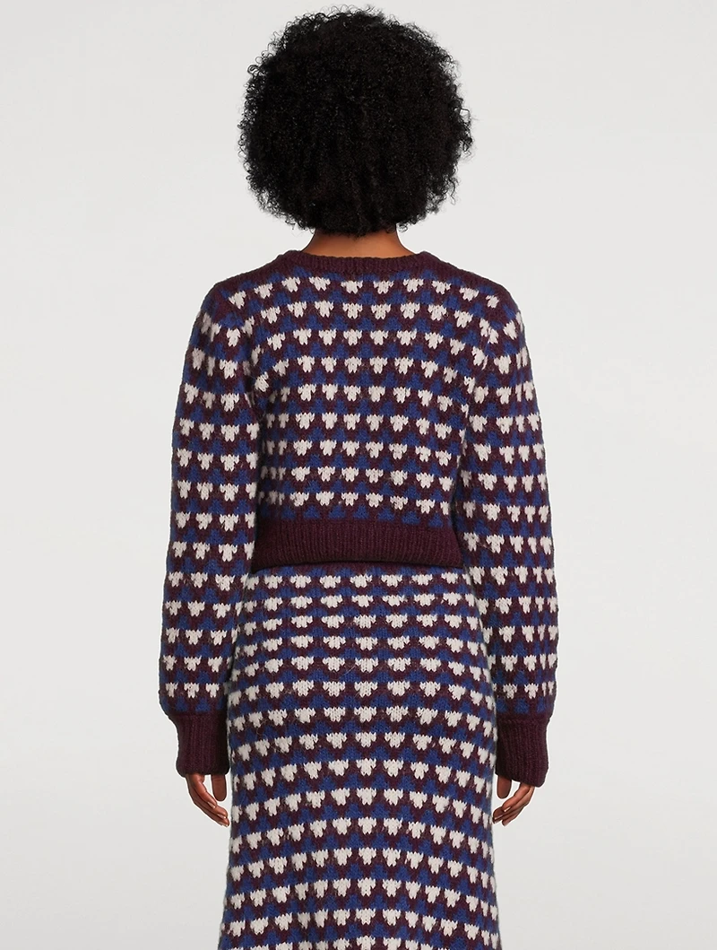 Nuna Alpaca And Wool Cropped Sweater