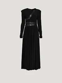 Belted Jersey Maxi Dress