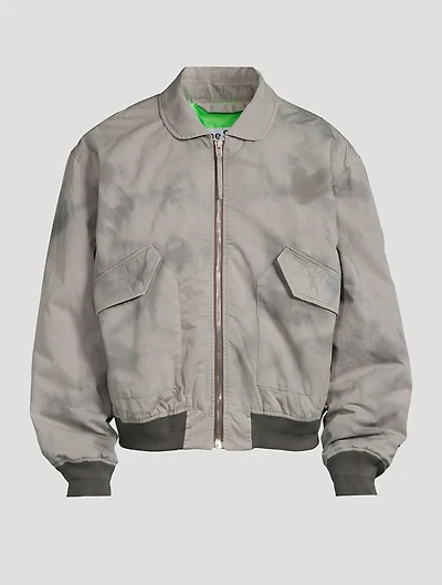 Garment-Dyed Bomber Jacket