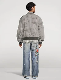Garment-Dyed Bomber Jacket