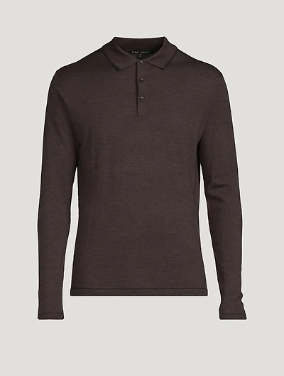 Roman Wool Polo Sweater