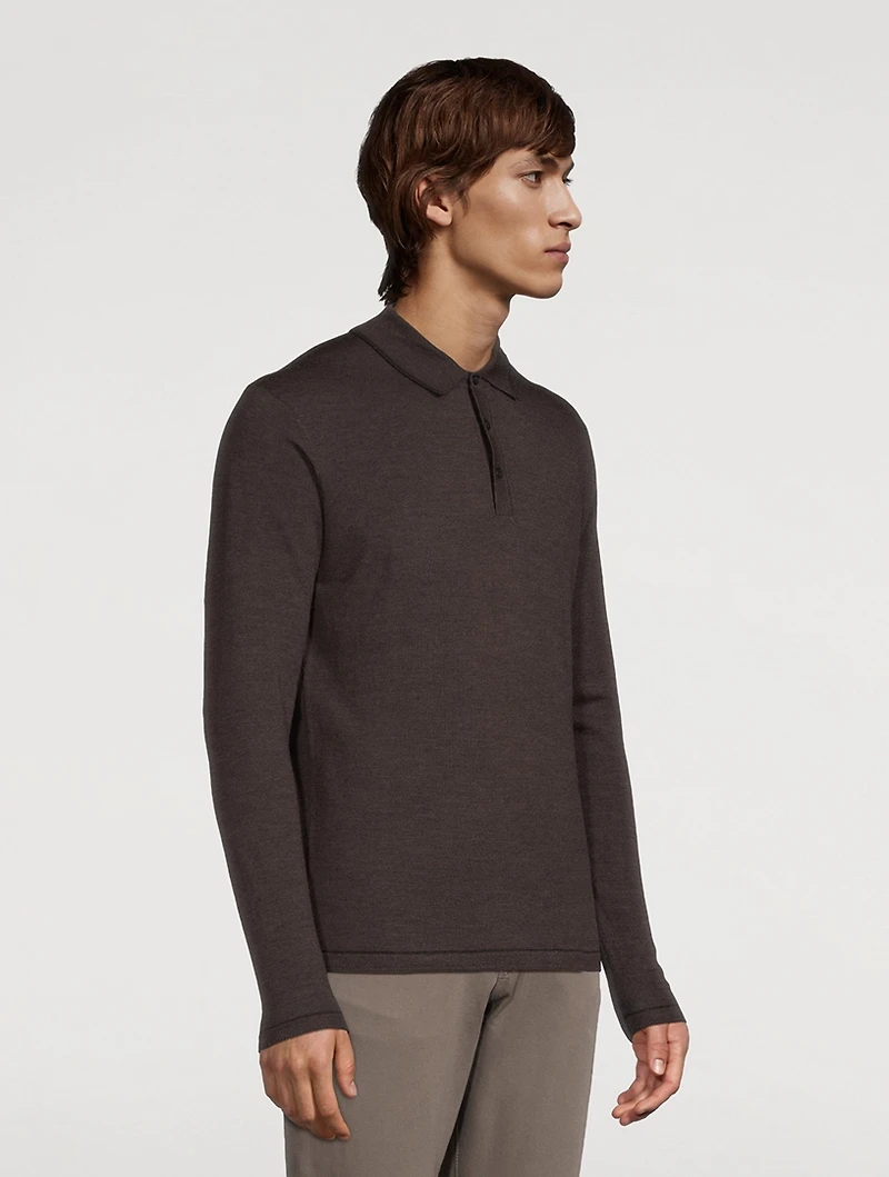 Roman Wool Polo Sweater