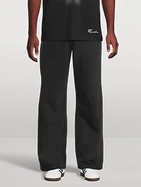 Embroidered Dove Baggy Jeans