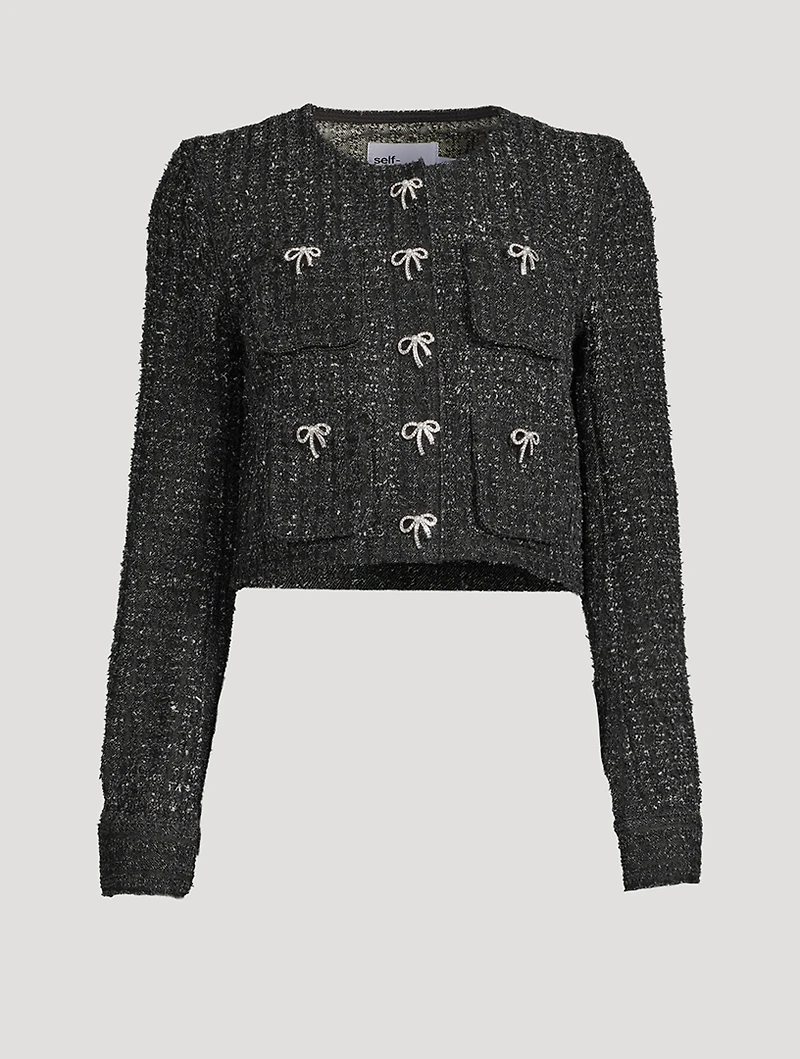 Textured Denim Jacket