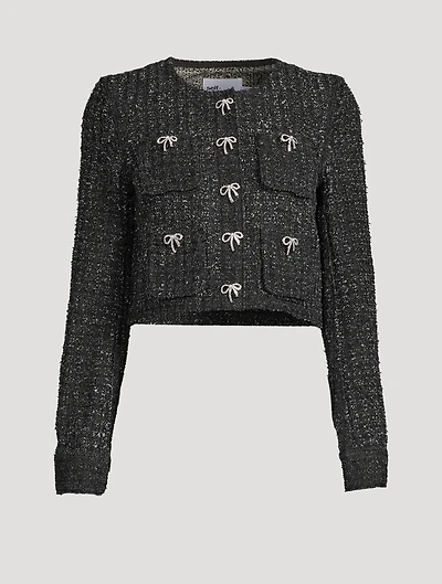 Textured Denim Jacket