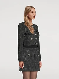 Textured Denim Jacket