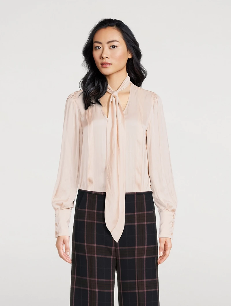 Tie-Neck Blouse