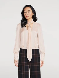 Tie-Neck Blouse