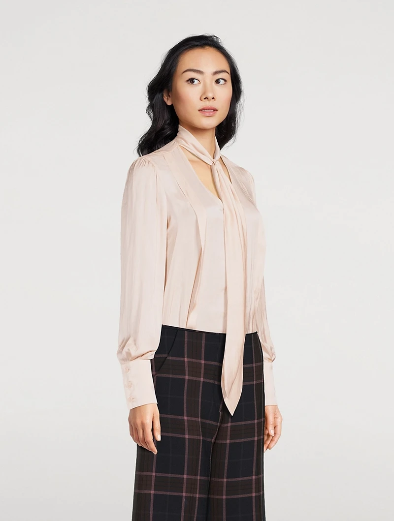 Tie-Neck Blouse