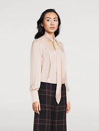 Tie-Neck Blouse