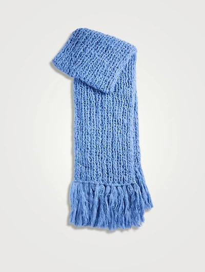 Shaggy Alpaca Scarf